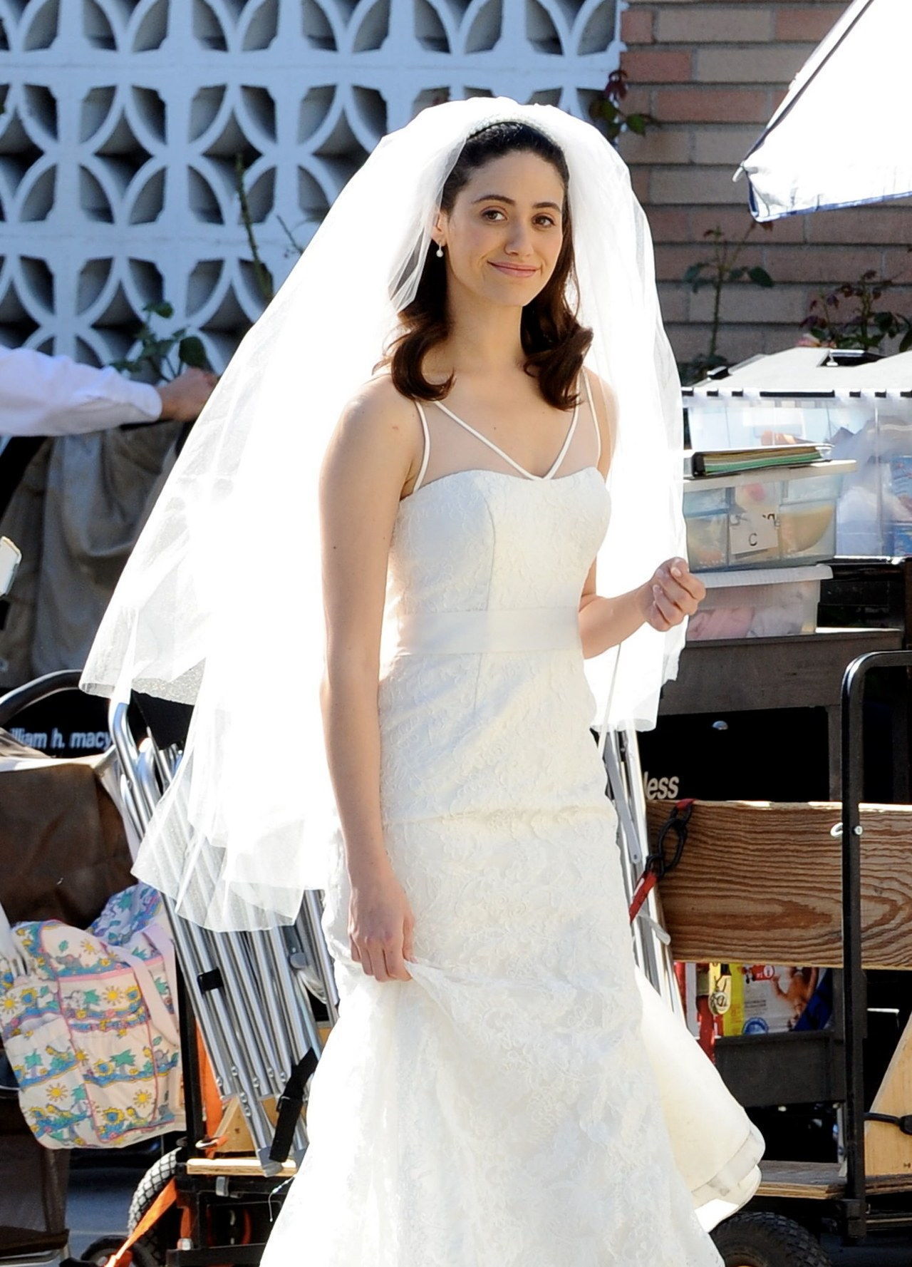 Emmy rossum wedding dress