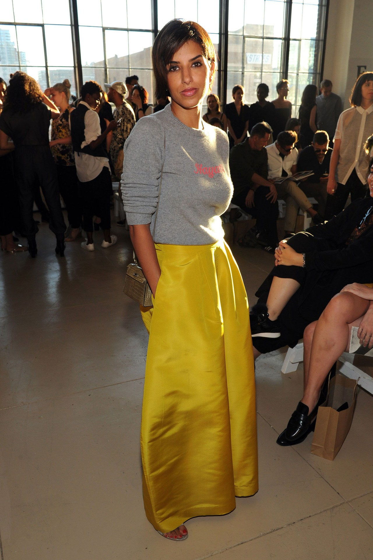 Prinzessin deena yellow skirt zero maria cornejo spring 2016 show