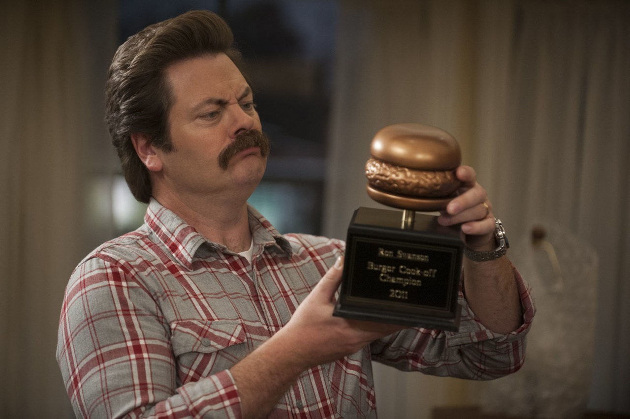 رون hamburger trophy