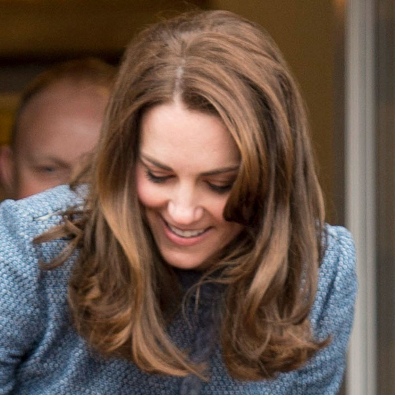 Kate middleton growing out bangs today 2