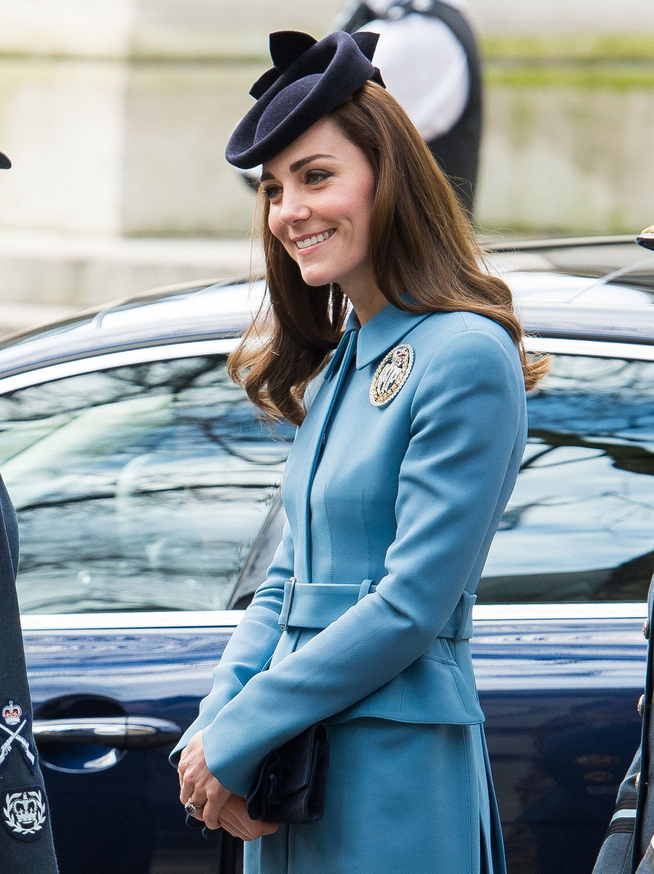 Kate middleton growing out bangs february
