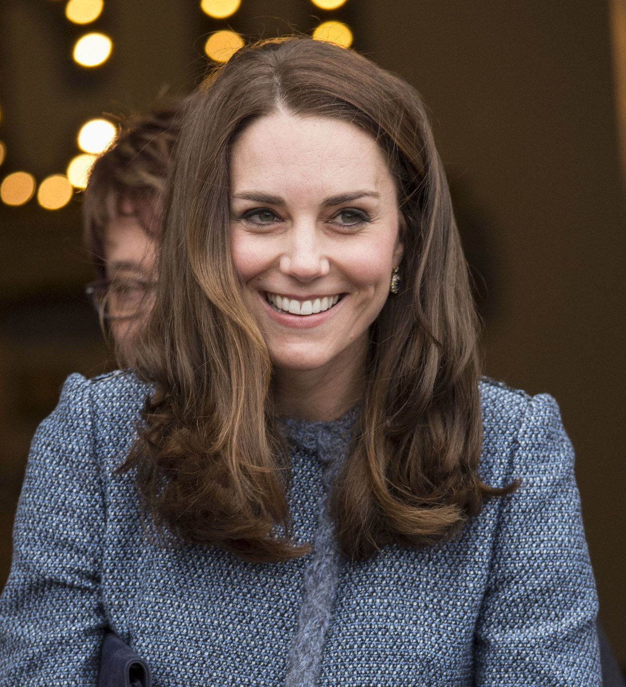 kate middleton growing out bangs today