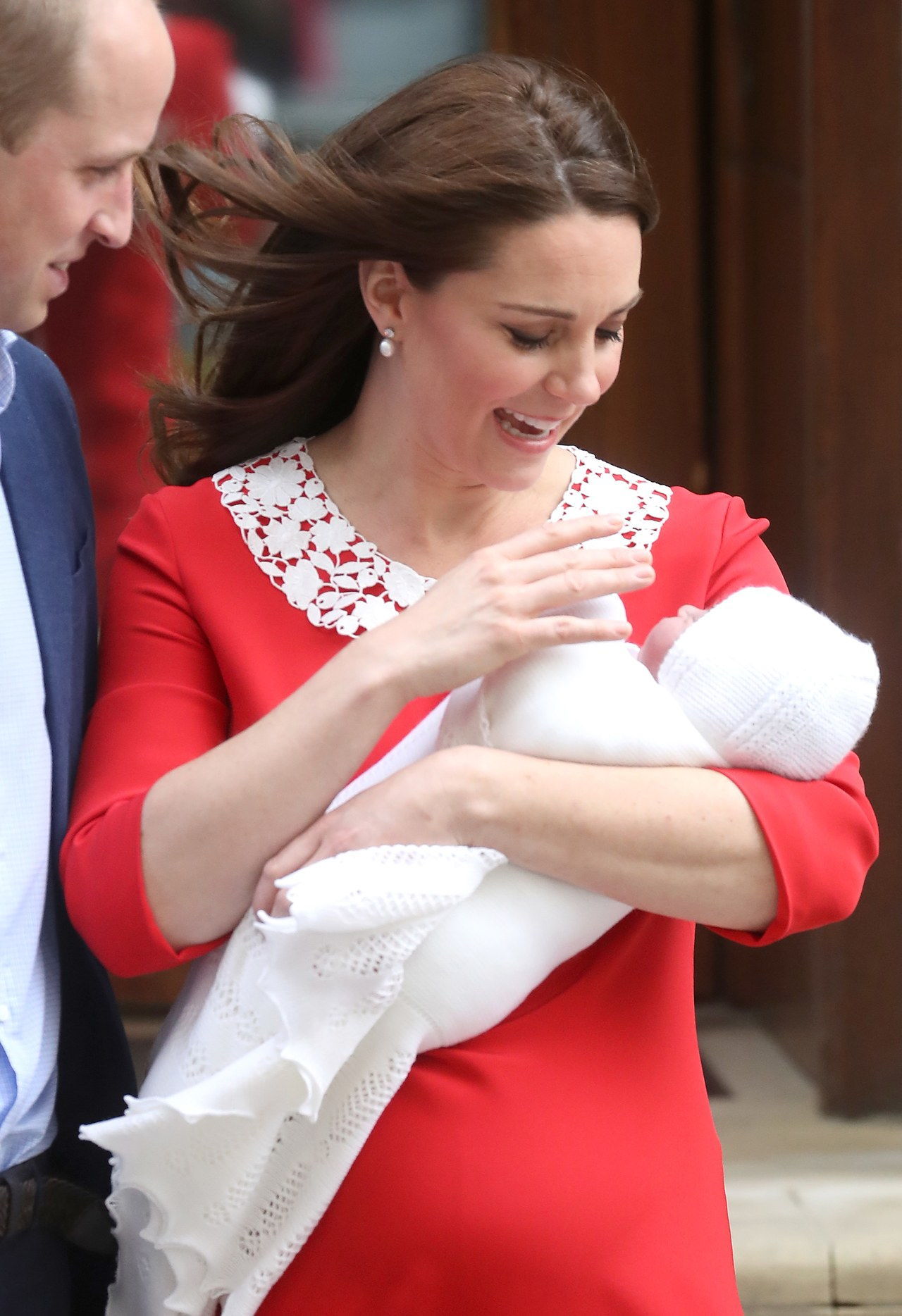 ال Duke & Duchess Of Cambridge Depart The Lindo Wing With Their New Son