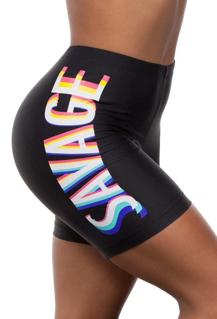 Kimoji Savage Bike Shorts, [$45](http://store.kimkardashianwest.com/products/kimoji-savage-bike-shorts)