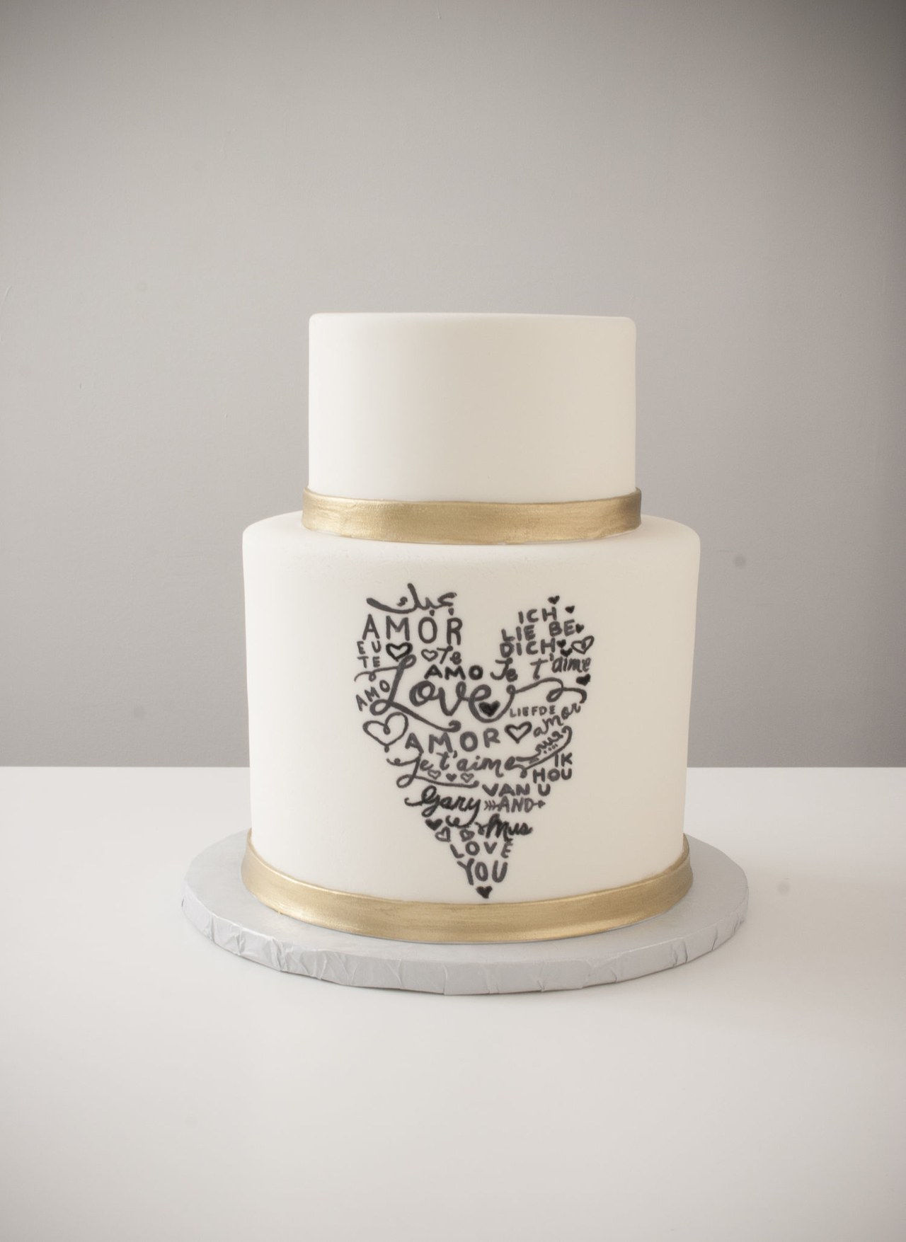 07 2016 wedding cake trends painted cakes a white cake