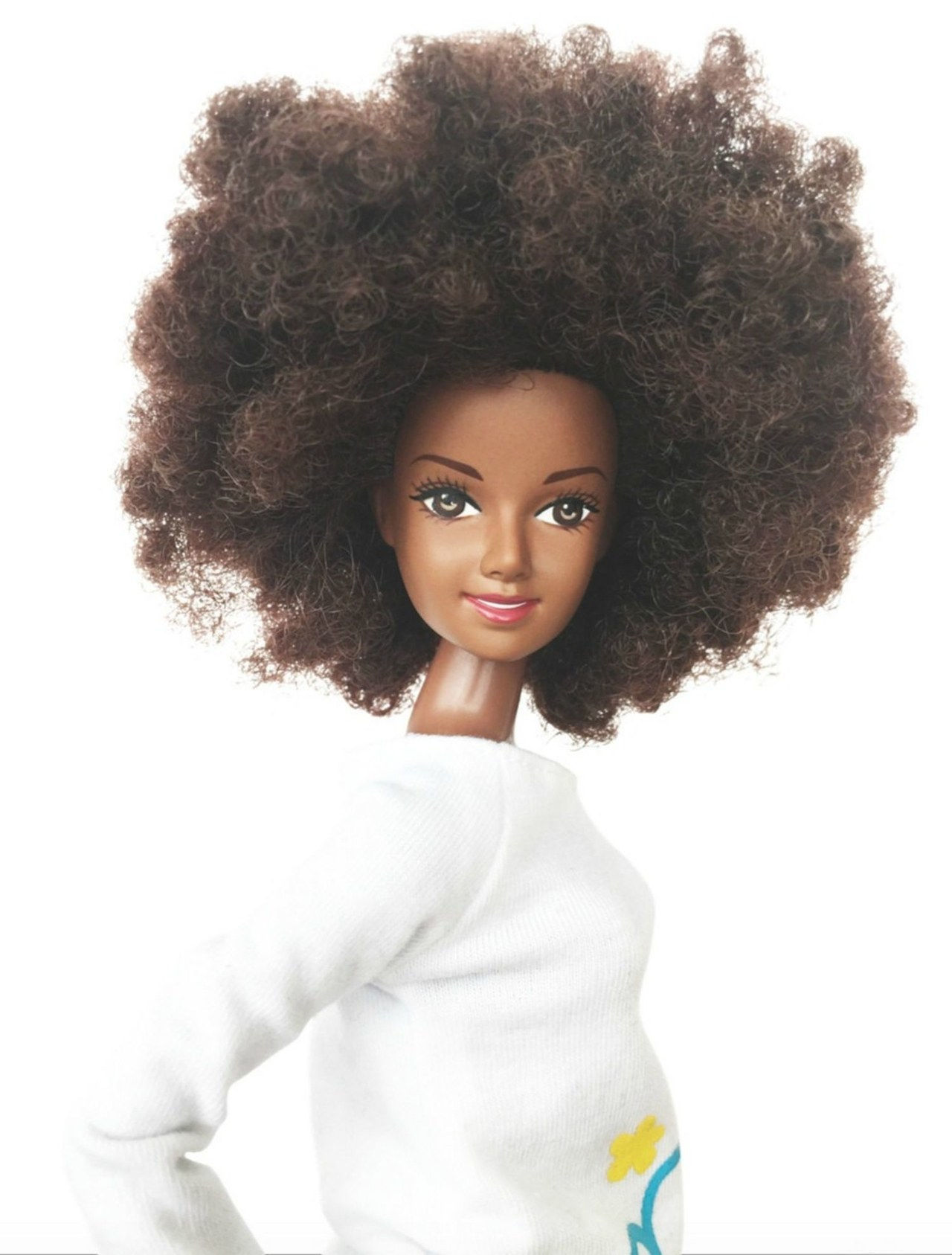 马拉维尔 dolls black barbie natural hair