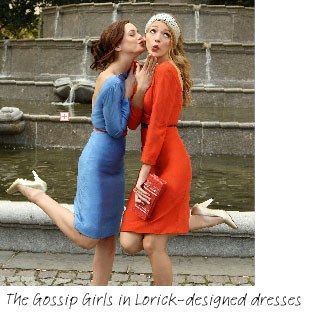 ال Gossip Girls in Lorick designed dresses