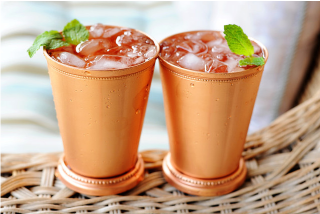 [Kobber Mint Julep Cup](http://www.houzz.com/photos/15525875/Copper-Mint-Julep-Cup-traditional-cups-and-glassware) from Houzz, $17.95.