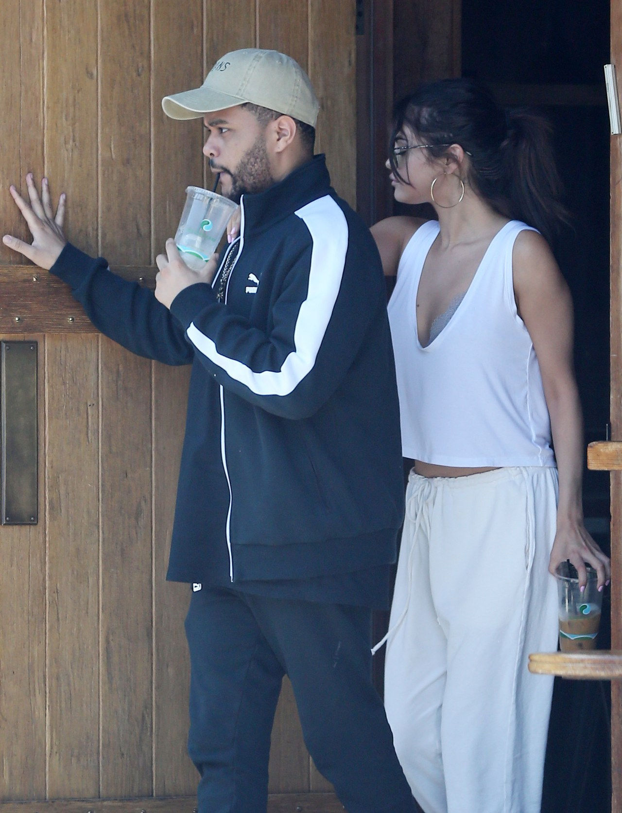 Selena Gomez and boyfriend The Weeknd celebrate Selena's birthday 25th with a lunch date in Los Angeles