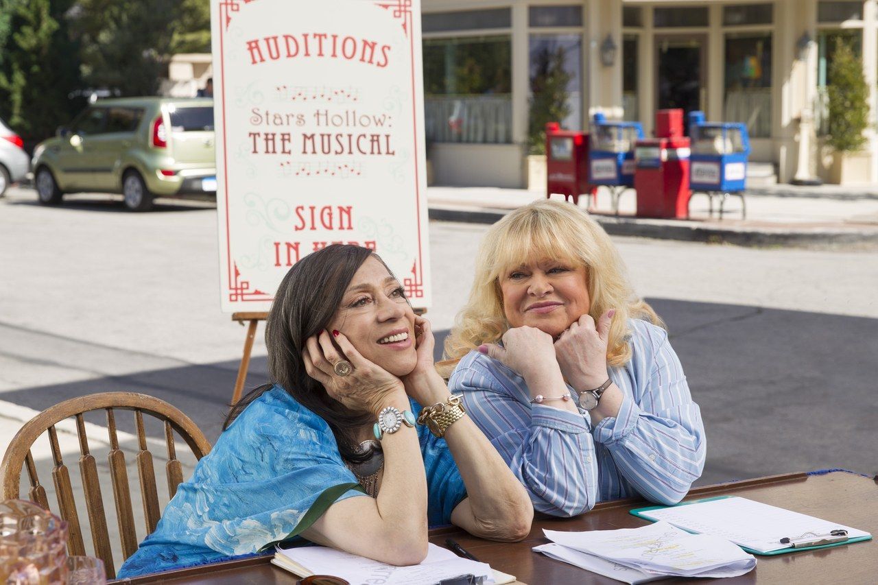 Liz Torres (Miss Patty) and Sally Struthers (Babette).