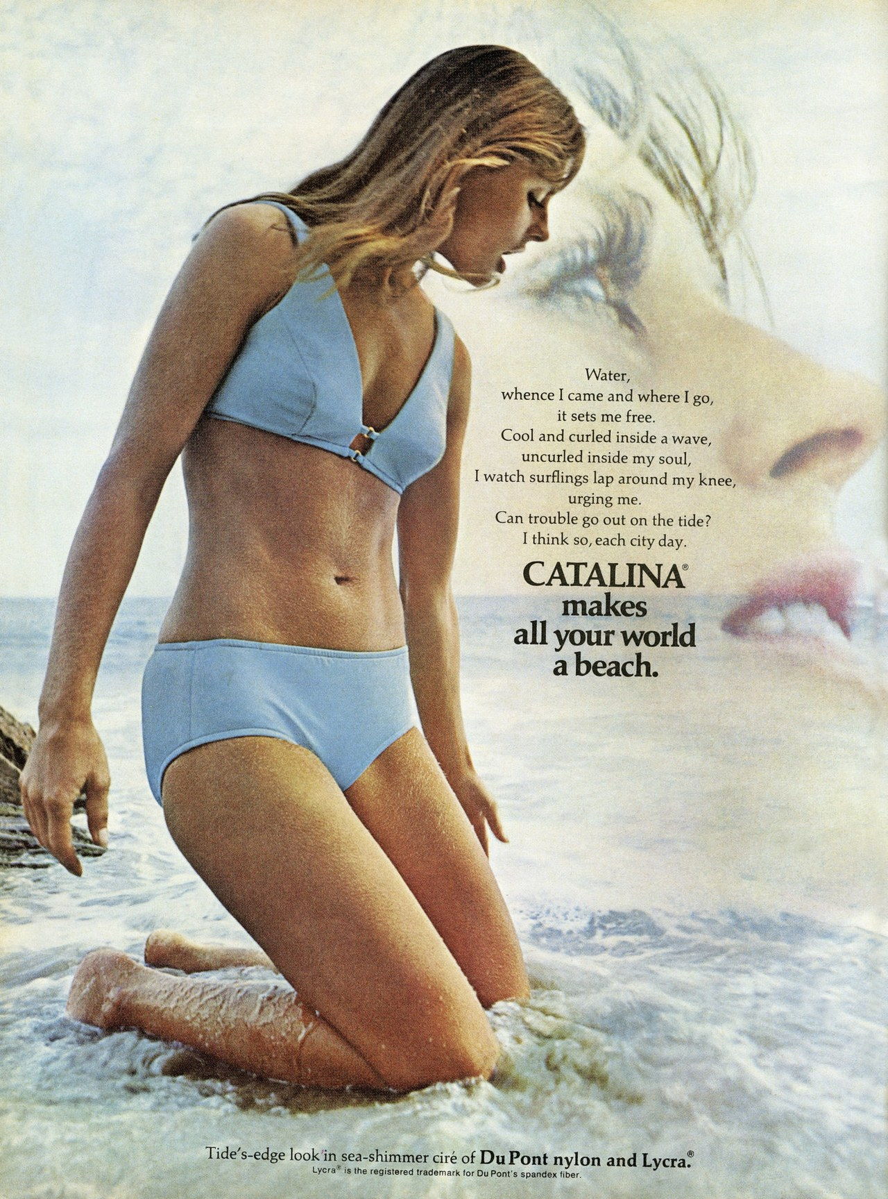 årgang bikini ad 1970 Catalina