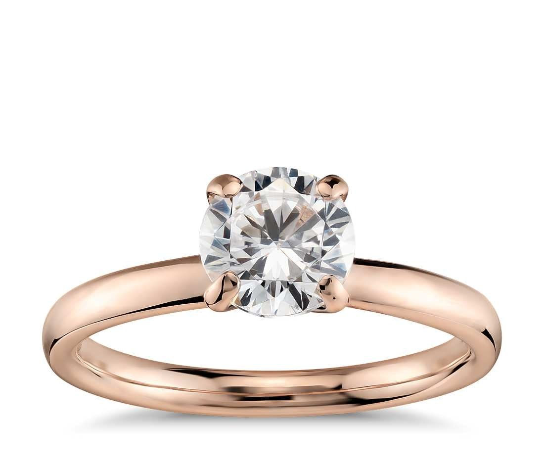 [莫尼克 Lhuillier Amour Solitaire Engagement Ring in 18k Rose Gold](http://www.bluenile.com/build-your-own-ring/monique-lhuillier-amour-solitaire-18k-rose-gold_50692){: rel=nofollow}, $640 (setting only).
