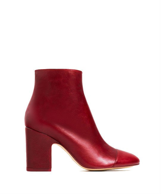 Zara ankle boots, [$140](http://www.zara.com/us/en/woman/shoes/boots-and-ankle-boots/high-heel-leather-ankle-boots-with-toe-cap-c665040p3610010.html)