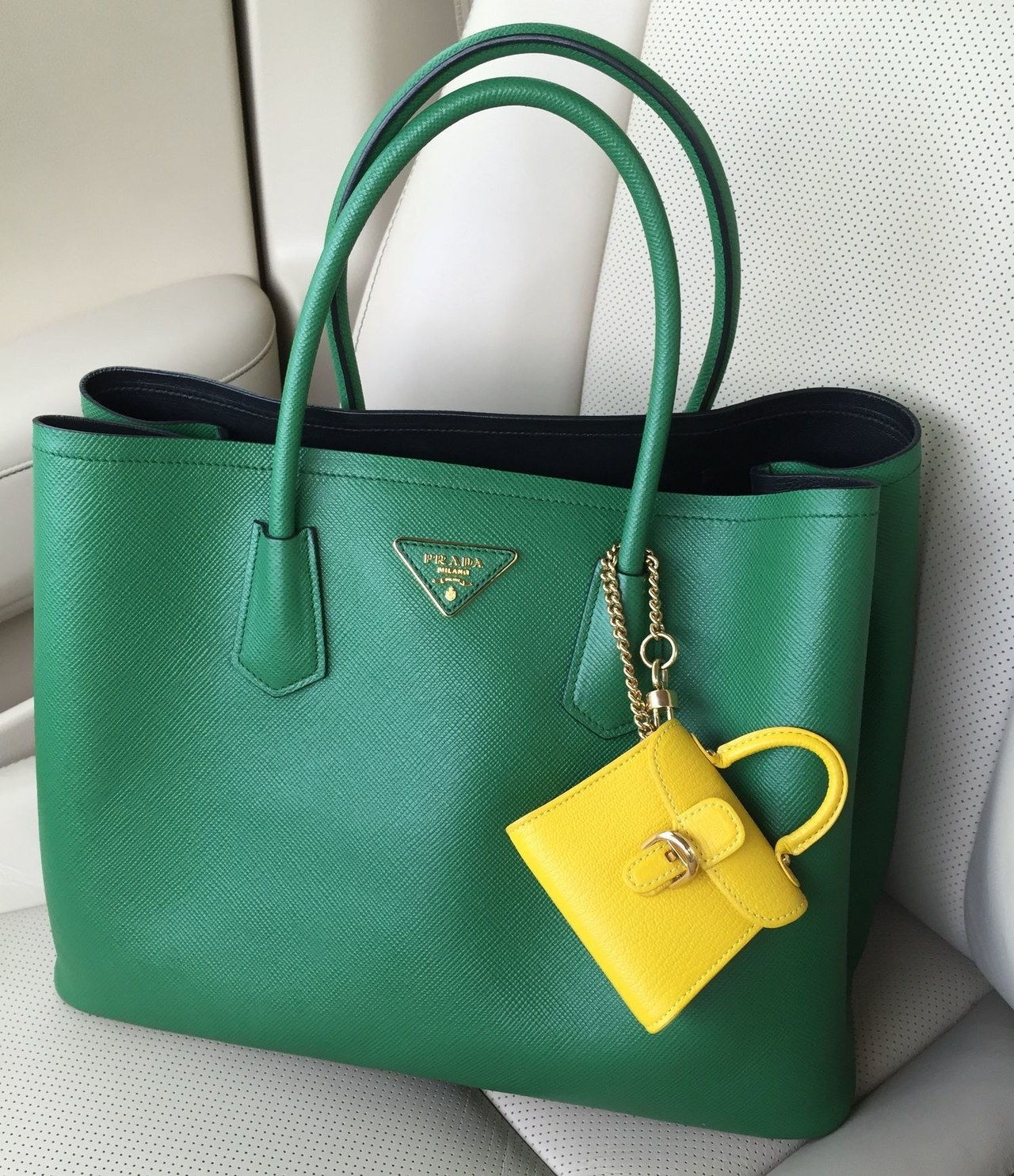 蒂娜 craig green prada tote mini purse keychain