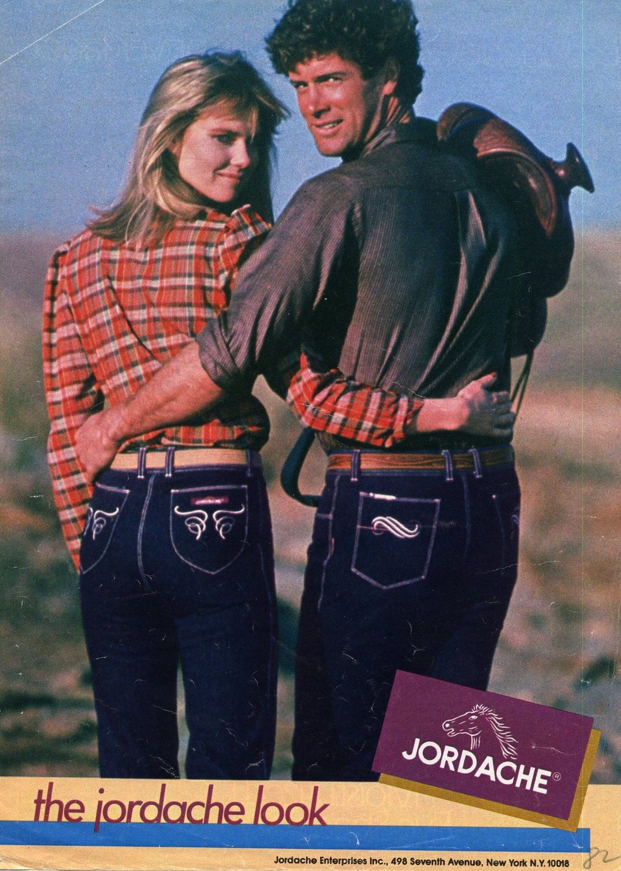 jordache jean ads 70s 80s vintage cowboy