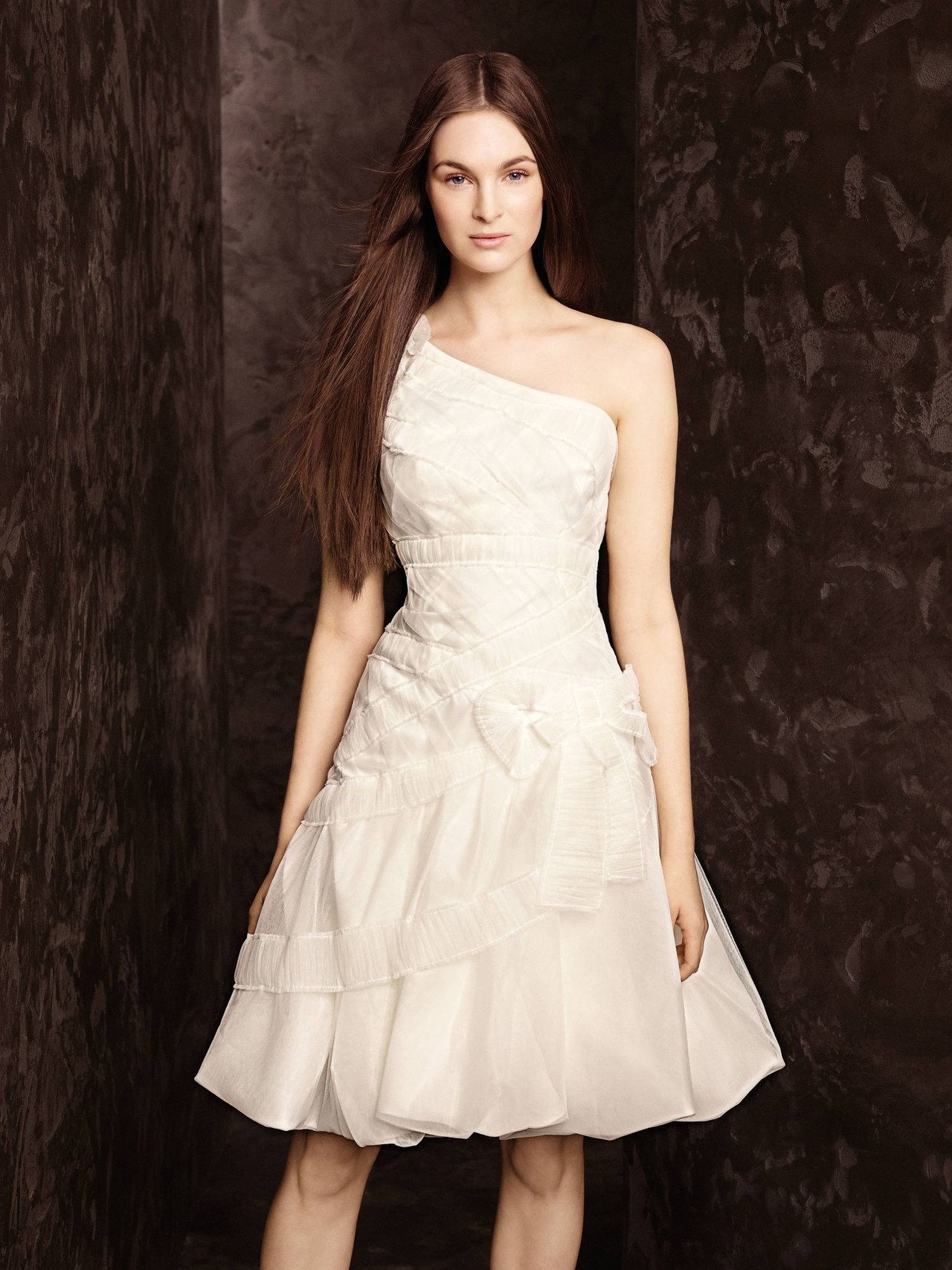 2 new white by vera wang short wedding dresses davids bridal 0111