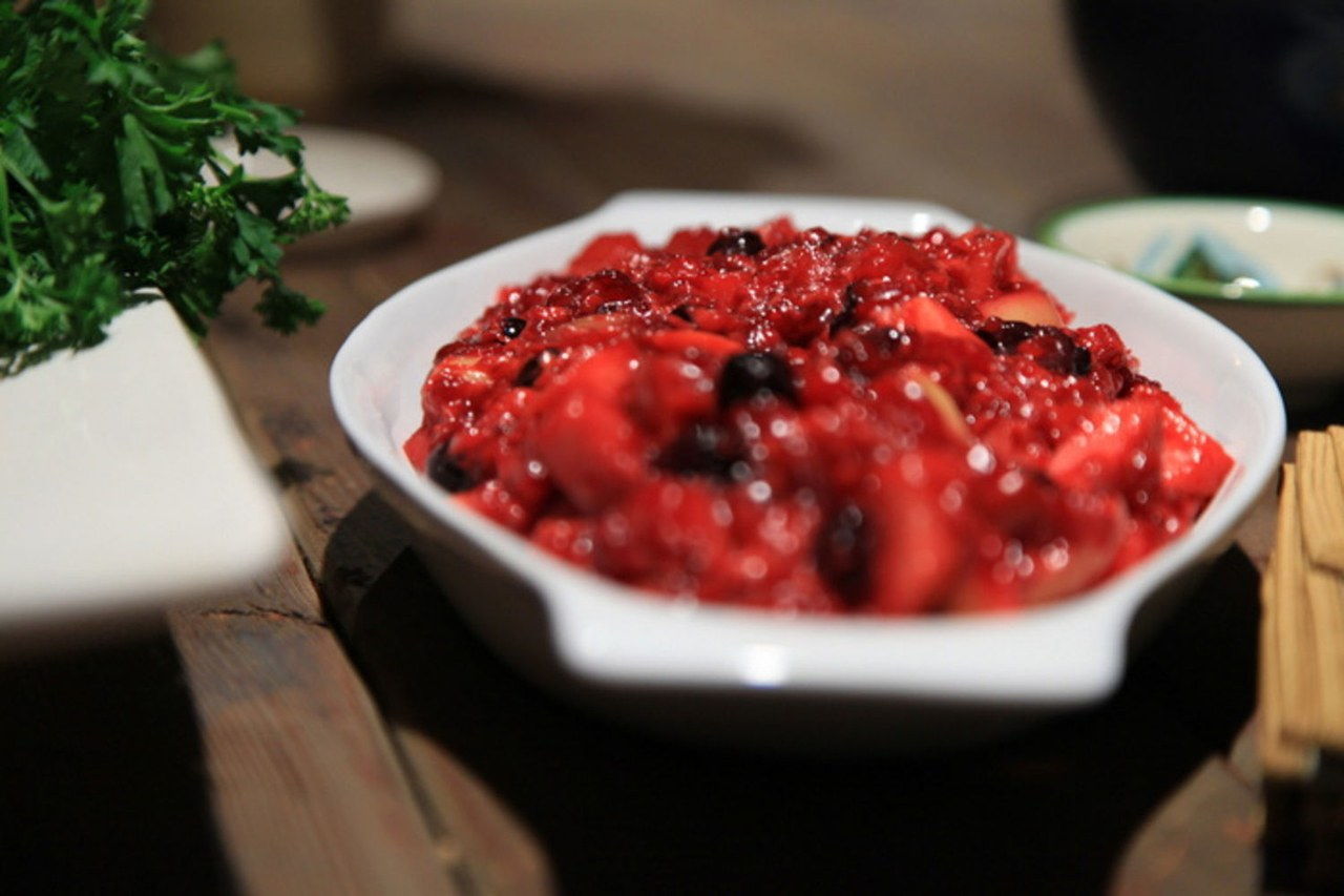 Tracy anderson baked fruit salad holiday recipe