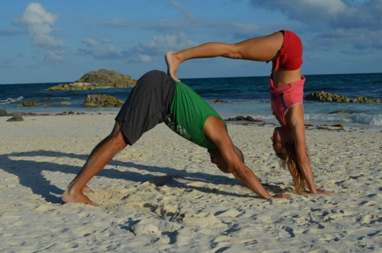 Paare yoga 4