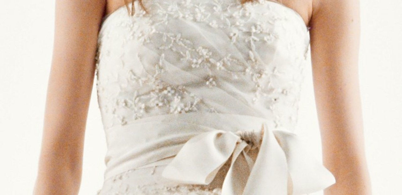 1B new vera wang wedding dresses wedding gowns davids bridal white by vera wang 0106 courtesy