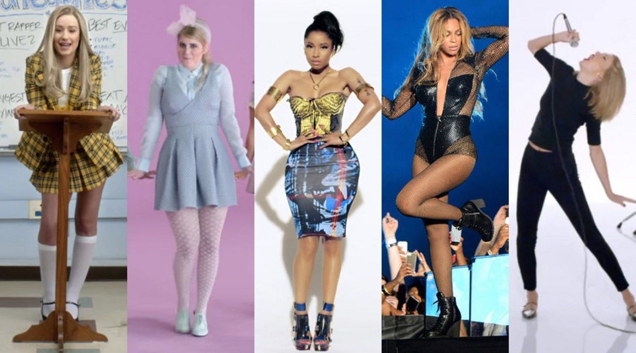 最好 fashion outfits in music videos 2014