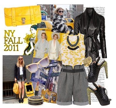 0128 polyvore outfit idea yellow