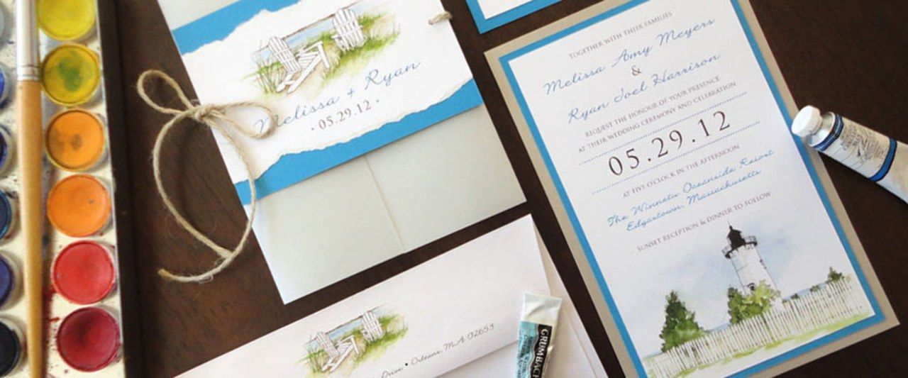 EN watercolor wedding invitations 0903