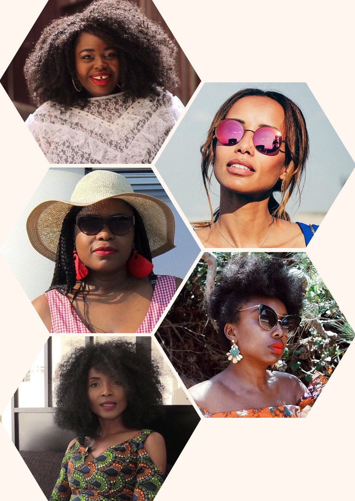 THIS IS FRENCH-GIRL BEAUTY. FROM TOP LEFT TO RIGHT: BLOGGER [GAËLLE PRUDENCIO](https://www.instagram.com/gaelleprudencio/){: rel=nofollow}, ACTRESS [SONIA ROLLAND](https://www.instagram.com/soniarolland/){: rel=nofollow}, BLOGGER [DANIELLE AHANDA](https://www.instagram.com/bestofd/){: rel=nofollow}, BLOGGER AND AUTHOR [FATOU D'NIADYE](https://www.instagram.com/blackbeautybag/){: rel=nofollow}, AND STYLIST [NATACHA BACO](https://www.instagram.com/by_natachabaco/){: rel=nofollow}. PHOTO: ART BY EMILY KEMP. PHOTOS COURTESY OF INSTAGRAM.