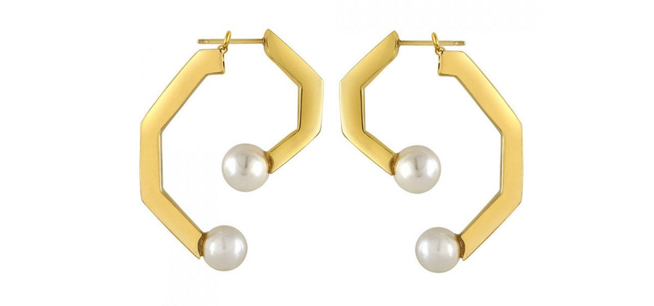 Stella valle pearl earrings