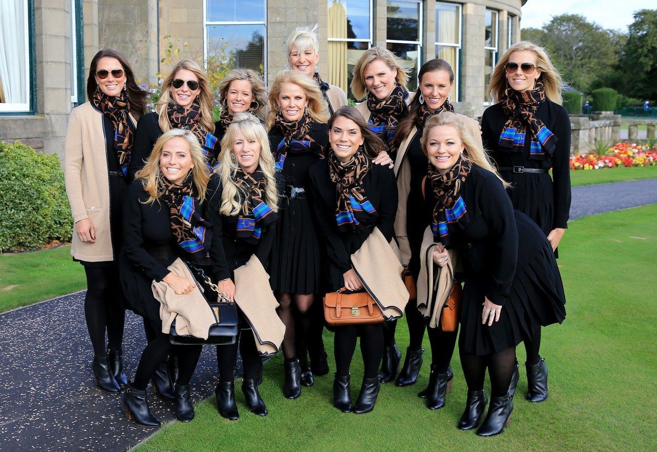 ryder cup wives matching outfits 2014
