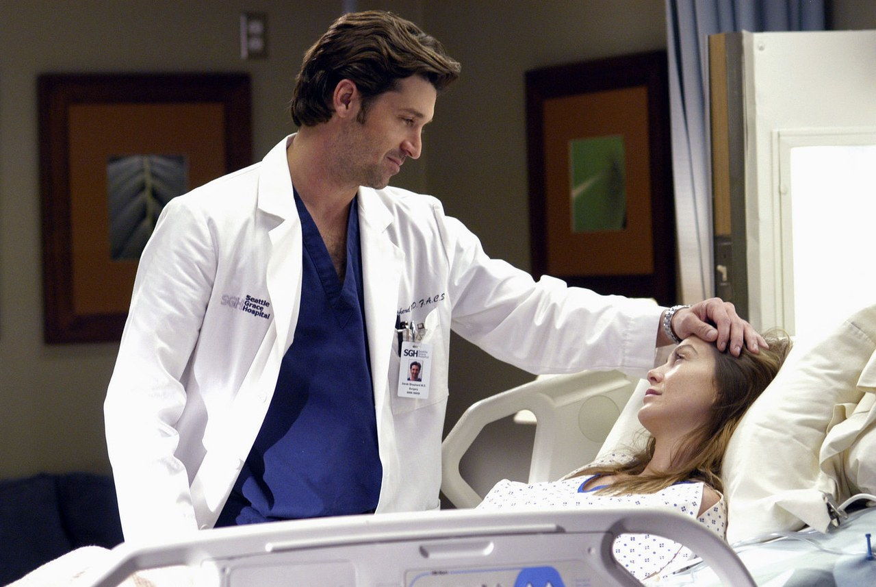 رومانسي TV Scene: *Grey's Anatomy*—Derek's Elevator Proposal